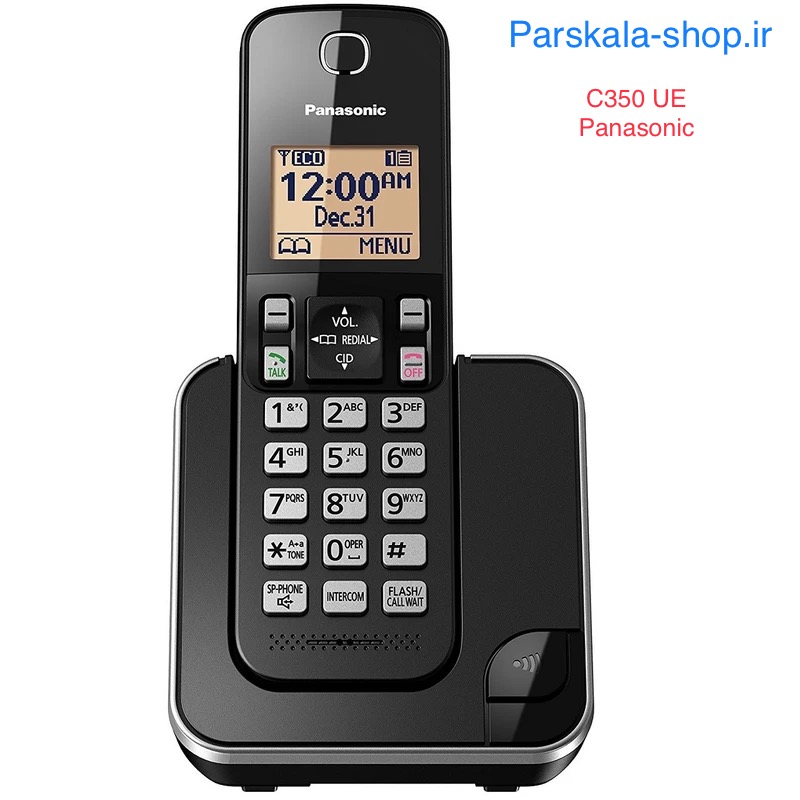 تلفن بی سیم پاناسونیک مدل اصل مالزی KX-TGC350UE تلفن بیسیم پاناسونیک KX-TGC350UE