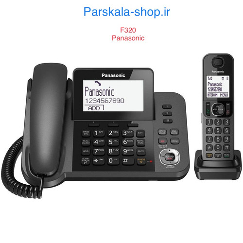 F320 تلفن دوگوشی بیسیم و باسیم پاناسونیک Panasonic F320