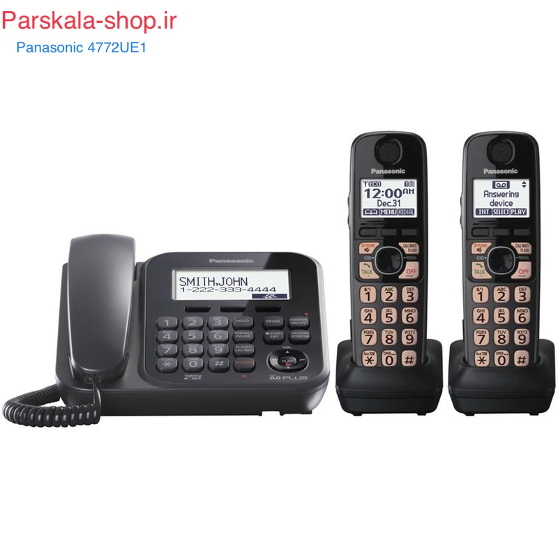 تلفن بی‌سیم پاناسونیک مدل KX-TG4772UE1 اصل مالزی قابلیت کارکرد در نبود برق تلفن بی‌سیم پاناسونیک مدل KX-TG4772UE اصل مالزی قابلیت کارکرد در نبود برق