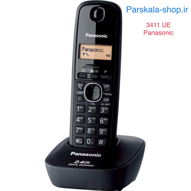 تلفن بی سیم پاناسونیک مدل قطعات ژاپن مونتاژ مالزی KX-TG3411UE تلفن بی سیم پاناسونیک KX-TG3411UE