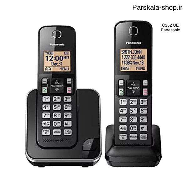 C352UE Panasonic قطعات ژاپن مونتاژ مالزی تلفن بیسیم دوگوشی پاناسونیک C352UE اصل مالزی