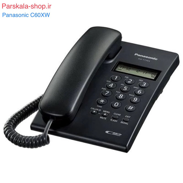 تلفن پاناسونیک مدل KX-TSC60Xw قطعات ژاپن مونتاژ مالزی تلفن پاناسونیک مدل KX-TSC60Xw اصل مالزی